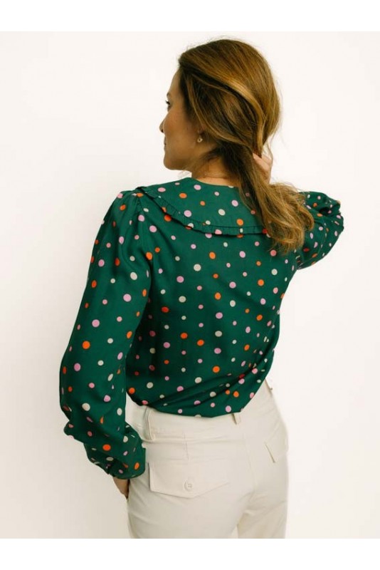 Blusa Jess Dots Sugarhill Blusa Jess Dots Sugarhill