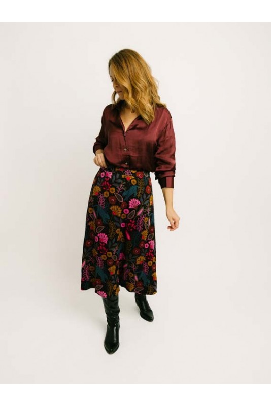 Blusa Sommer Burgundy Vero Moda Blusa Sommer Burgundy Vero Moda