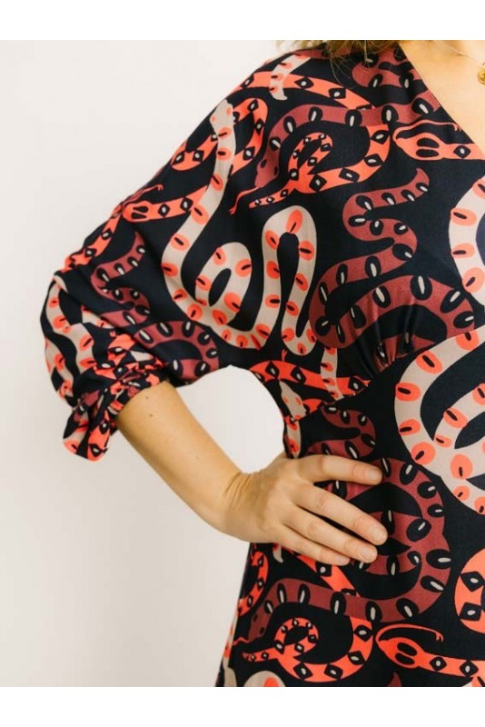Vestido Snakes Pepaloves Vestido Snakes Pepaloves