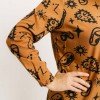 Vestido Corto Brown Hearts Pepaloves Vestido Corto Brown Hearts Pepaloves