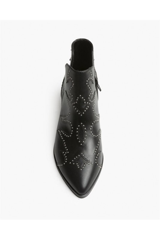 Botin Alaska Tachas Negro