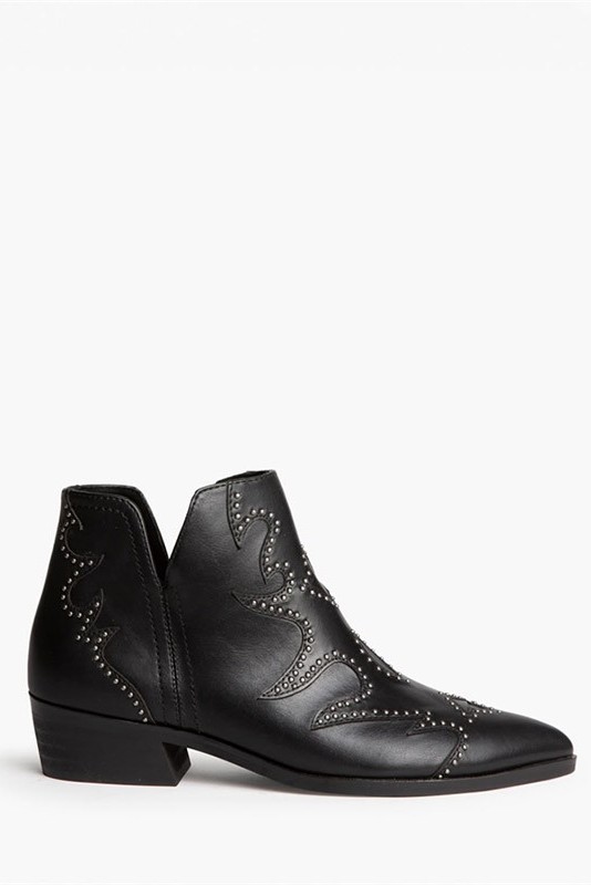 Botin Alaska Tachas Negro
