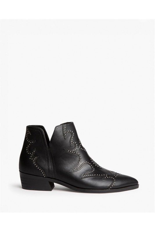 Botin Alaska Tachas Negro