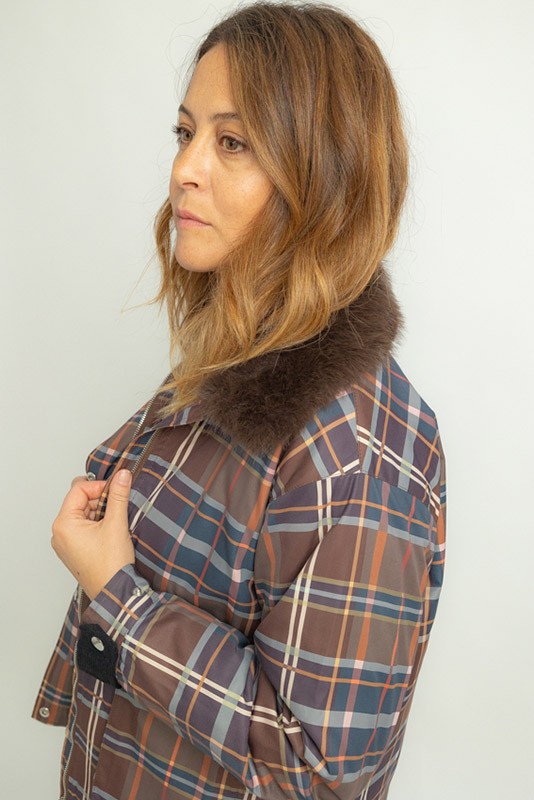 Cazadora Mariel Cuadros Cazadora Mariel Cuadros
