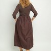 Vestido Sunnia B young Brown Vestido Sunnia B young Brown