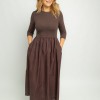 Vestido Sunnia B young Brown Vestido Sunnia B young Brown