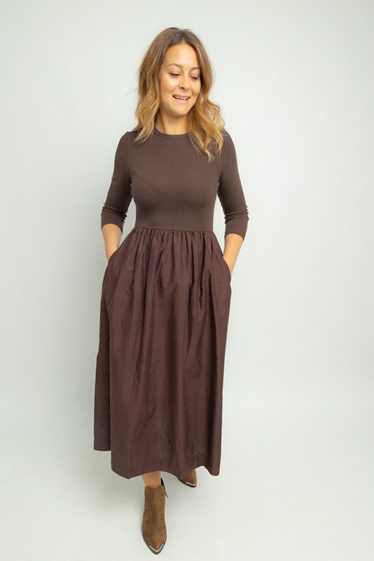 Vestido Sunnia B young Brown