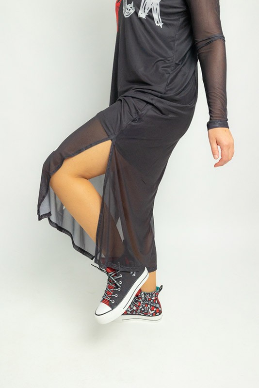 Vestido camiseta Rock and Roll Lolina