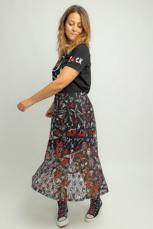 Falda encaje Rock and Roll Lolina Falda encaje Rock and Roll Lolina