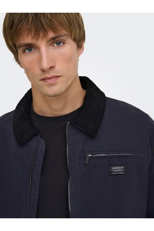 Cazadora Only and Sons OnsRobert OTW Dark Navy