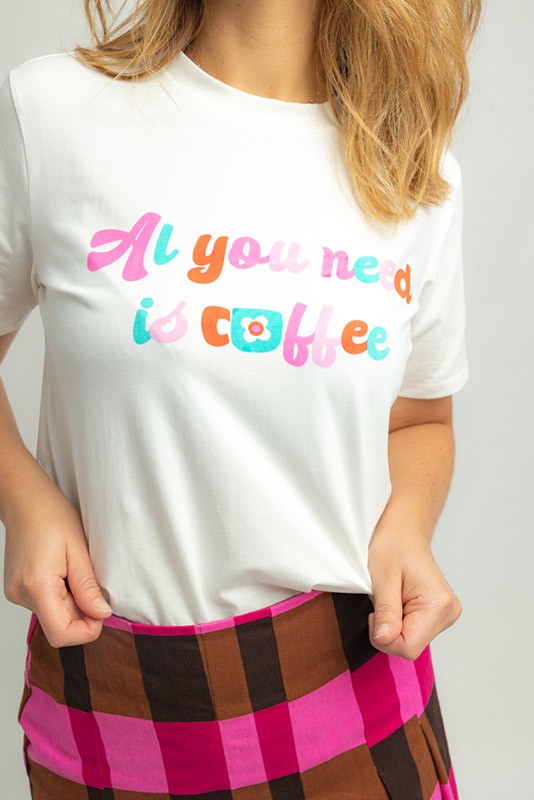 Camiseta Coffee Lolina Camiseta Coffee Lolina