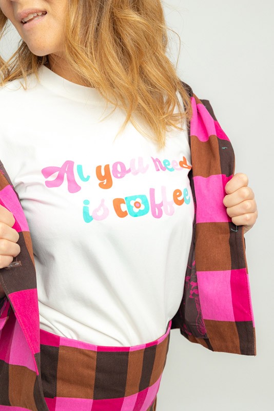 Camiseta Coffee Lolina Camiseta Coffee Lolina