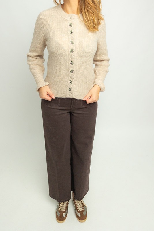 Pantalon Tulle Marron Vero Moda