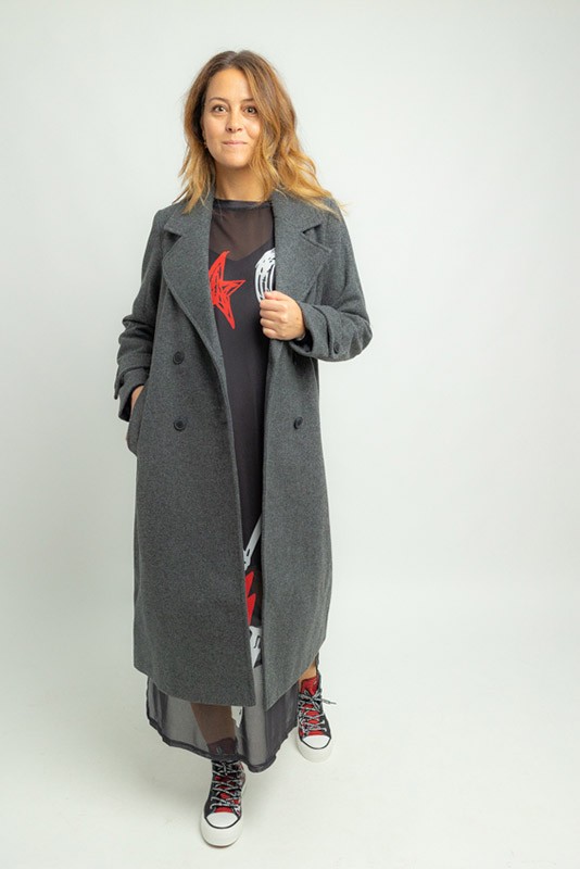 Abrigo Eva Gris Vero Moda Abrigo Eva Gris Vero Moda