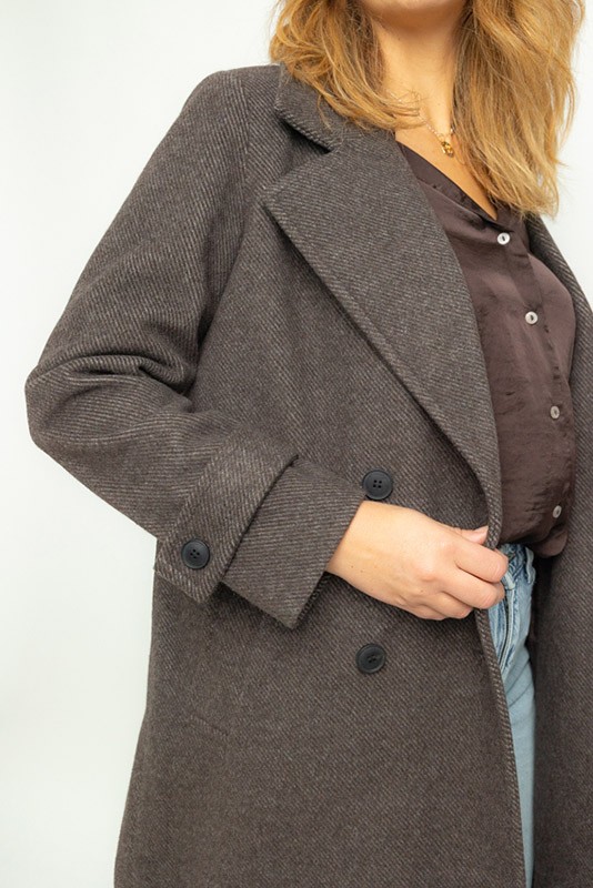 Abrigo Eva Marron Vero Moda Abrigo Eva Marron Vero Moda