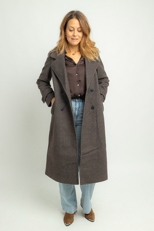 Abrigo Eva Marron Vero Moda Abrigo Eva Marron Vero Moda