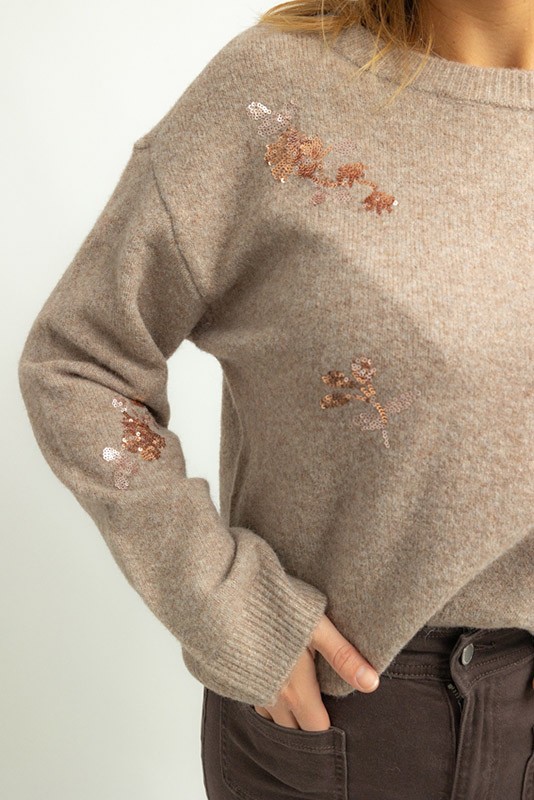 Jersey Amelia Beige Vero Moda
