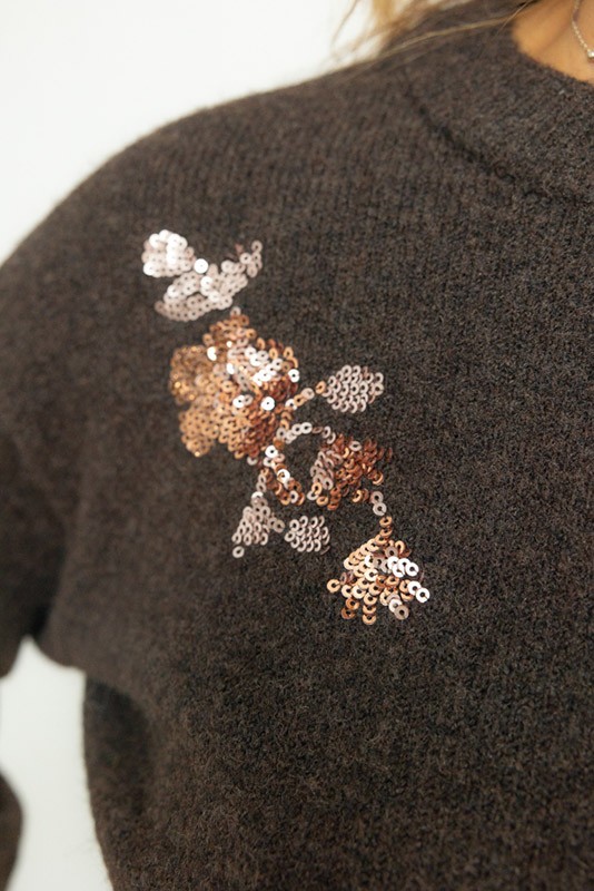 Jersey Amelia Marron Vero Moda