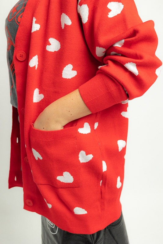 Cardigan larga Coffee Lolina