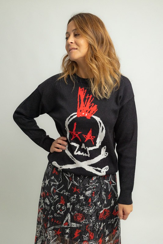 Jersey Oversize Rock and Roll Lolina