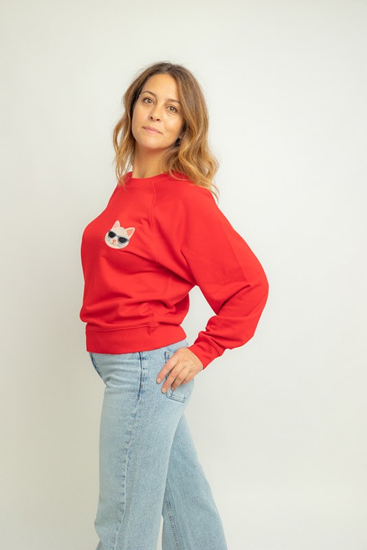 Sudadera Catsun Offset Collage