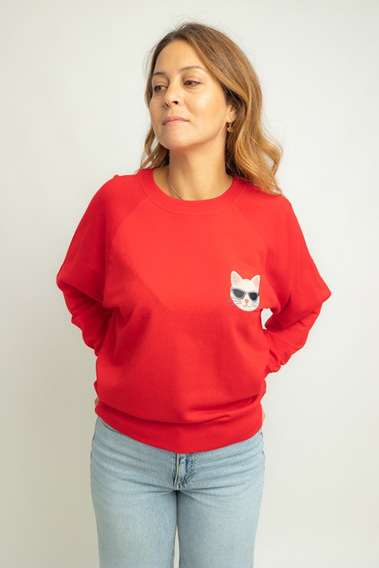 Sudadera Catsun Offset Collage