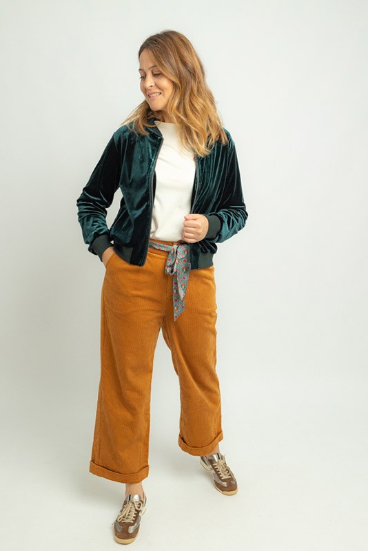 Pantalon Pana Conejo Offset Collage