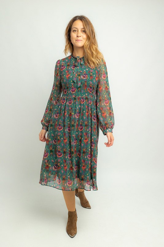 Vestido Montmatre Offset Collage
