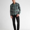 Camisa M/L Petrol Industries SIL417 Teal Green